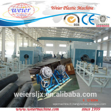 fabrication de machine, ligne de production de pipe à eau PE, machine en plastique de pipe de PE en PEHD